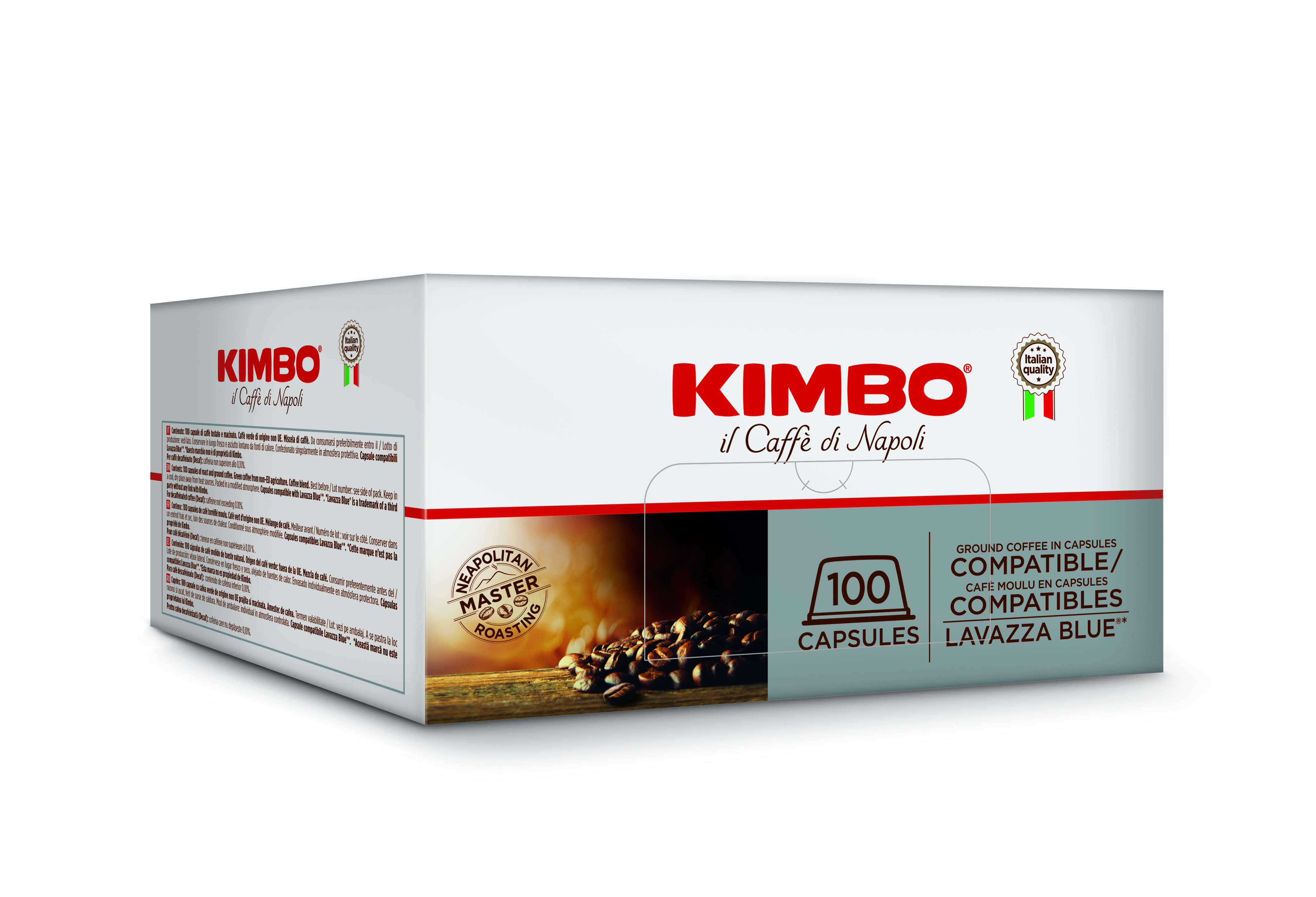 Kimbo Napoli  капсули за система Blue - 100бр